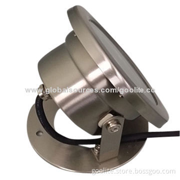 LED Underwater Light, 12W 190 x 130mm, Bore 25, CE & RoHS 2 Years Warranty